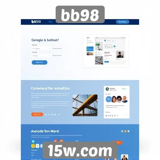 Interface do site bb98 melhora experiência do usuário